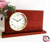dong-ho-de-ban-bang-go-mat-tron-89mm-vien-xi-cao-cap-may-kim-troi-co-bao-thuc-kankoo-clock-model-db01 - ảnh nhỏ  1