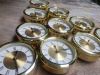 dong-ho-de-ban-bang-go-mat-tron-89mm-vien-xi-cao-cap-may-kim-troi-co-bao-thuc-kankoo-clock-model-db01 - ảnh nhỏ 3