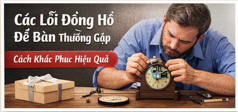 5 lỗi thường gặp khiến đồng hồ để bàn nhanh hỏng và cách khắc phục